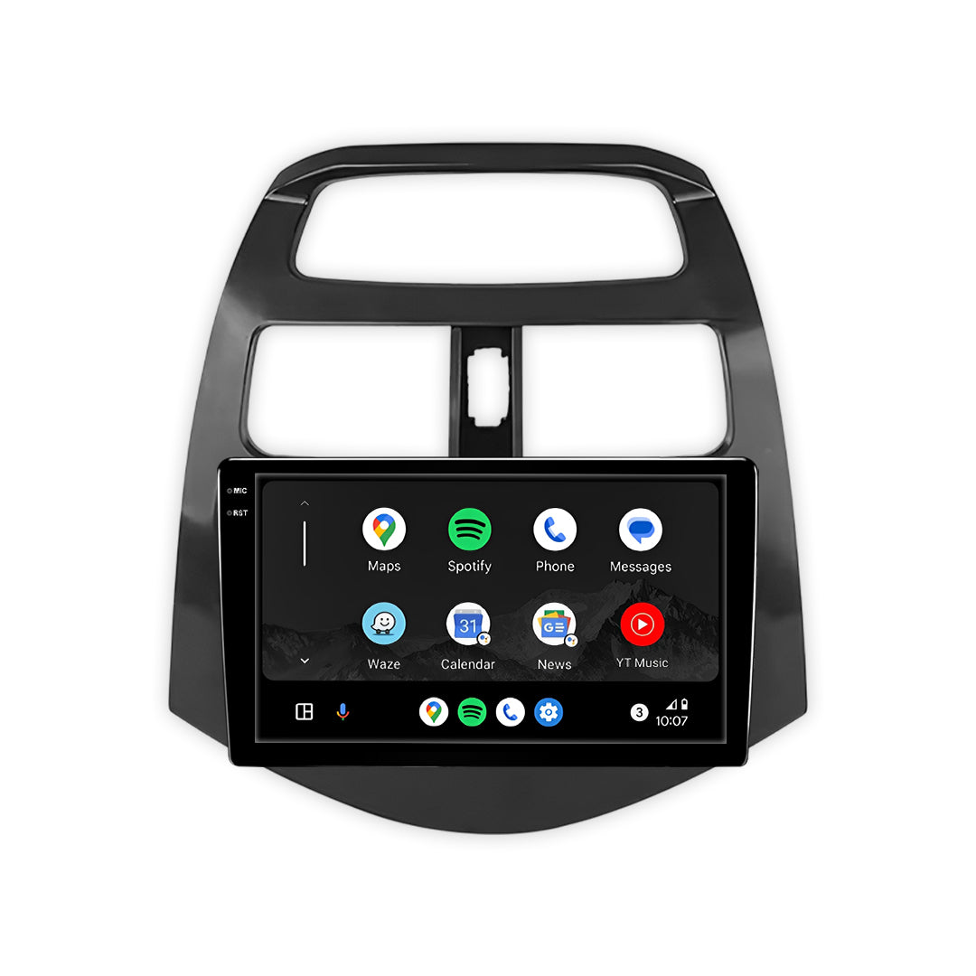 Chevrolet Spark (2010 - 2016) Autoestéreo Android 9" Inalámbrico con CarPlay y Android Auto