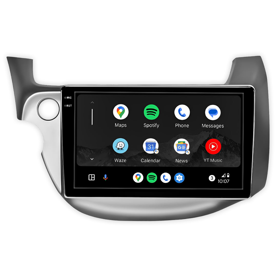 Honda Fit (2014-2020) Unidad principal inalámbrica Android 13 de 9" para Apple CarPlay/Android Auto