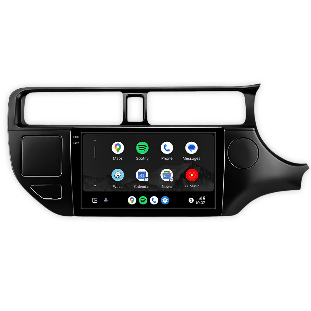 Kia Rio (2015 - 2018) Autoestéreo Android 9" Inalámbrico con CarPlay y Android Auto