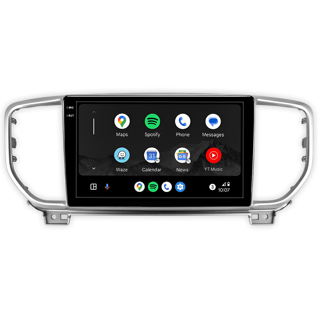 Kia Sportage (2023-2026) Unidad principal inalámbrica Android 13 de 9" para Apple CarPlay/Android Auto