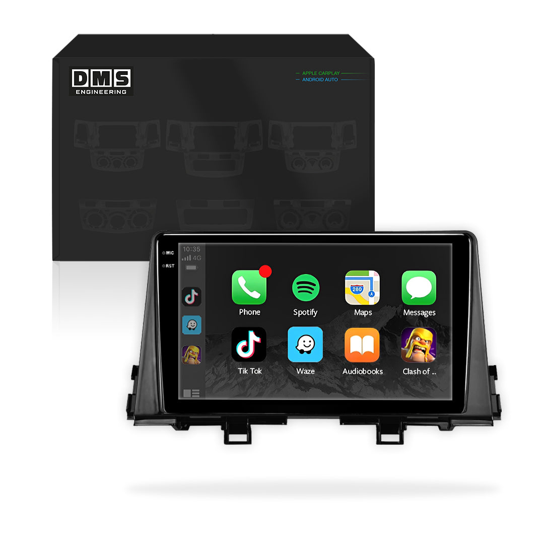 Kia Picanto (2018-2024) Unidad principal inalámbrica Android 13 de 9" para Apple CarPlay/Android Auto
