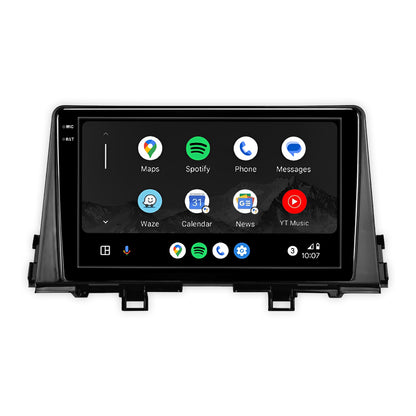 Kia Picanto (2018-2024) Unidad principal inalámbrica Android 13 de 9" para Apple CarPlay/Android Auto