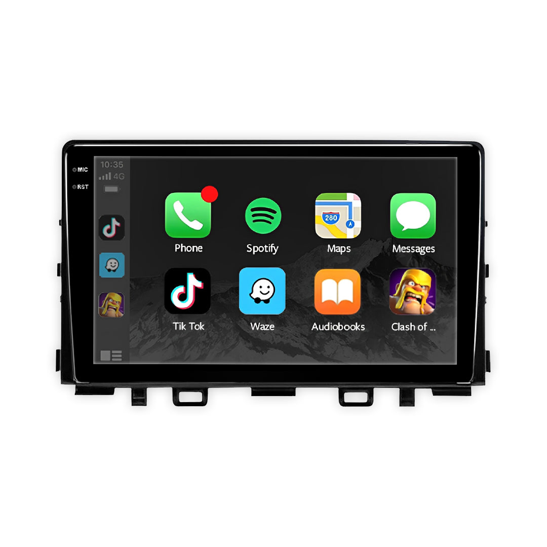 Kia Rio (2018-2024) Unidad principal inalámbrica Android 13 de 9" para Apple CarPlay/Android Auto