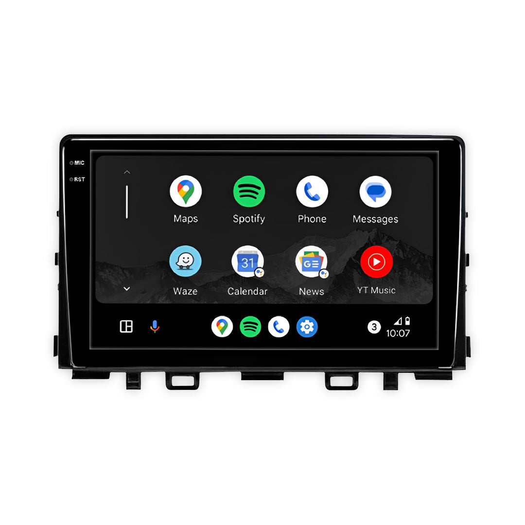 Kia Rio (2024-2026) Unidad principal inalámbrica Android 13 de 9" para Apple CarPlay/Android Auto
