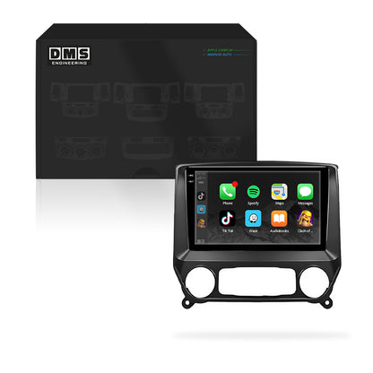 Chevrolet Silverado 1500 (2014-2019) Unidad principal inalámbrica Android 13 de 9" para Apple CarPlay/Android Auto