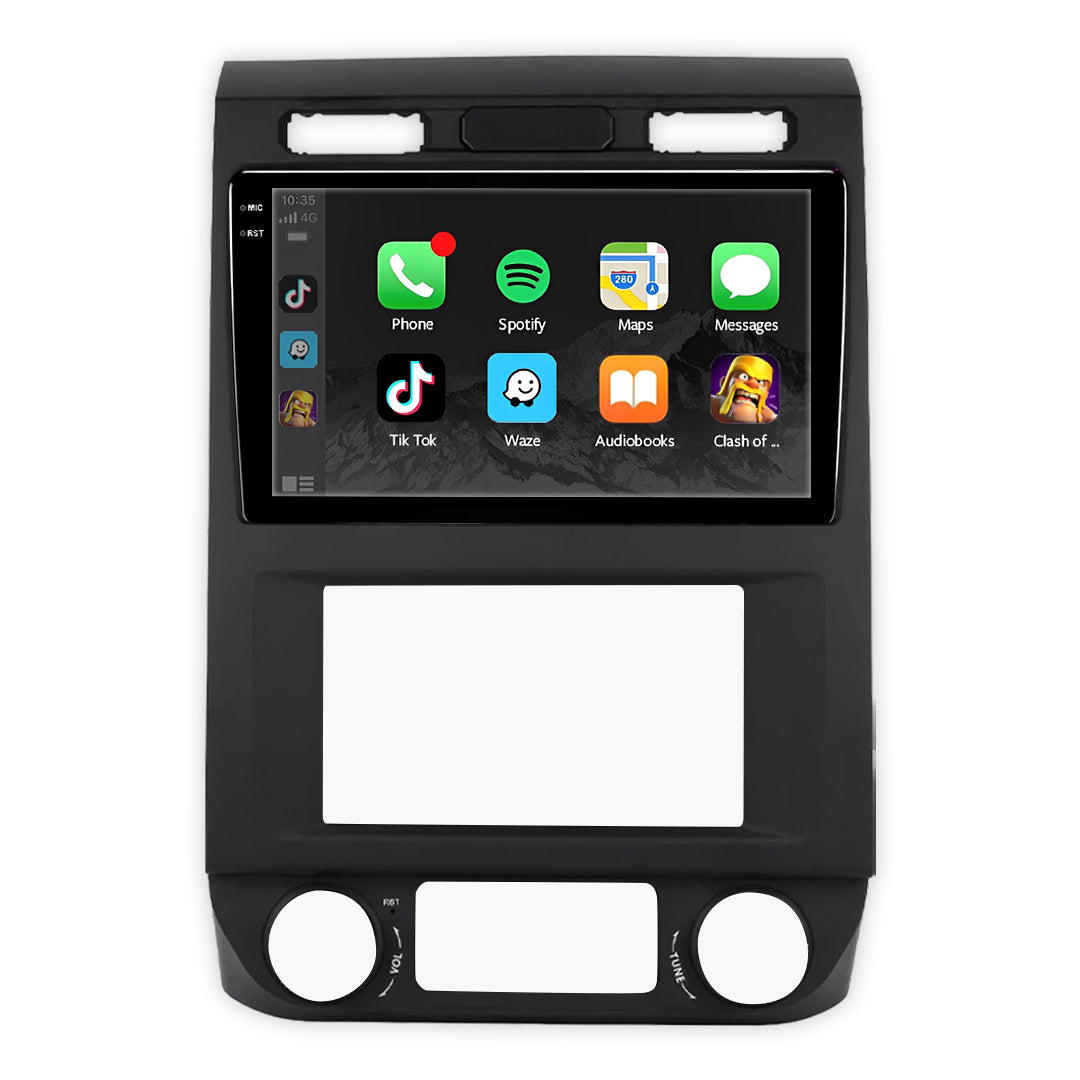 Ford F-150 (2015-2021) Unidad principal inalámbrica Android 13 de 9" para Apple CarPlay/Android Auto