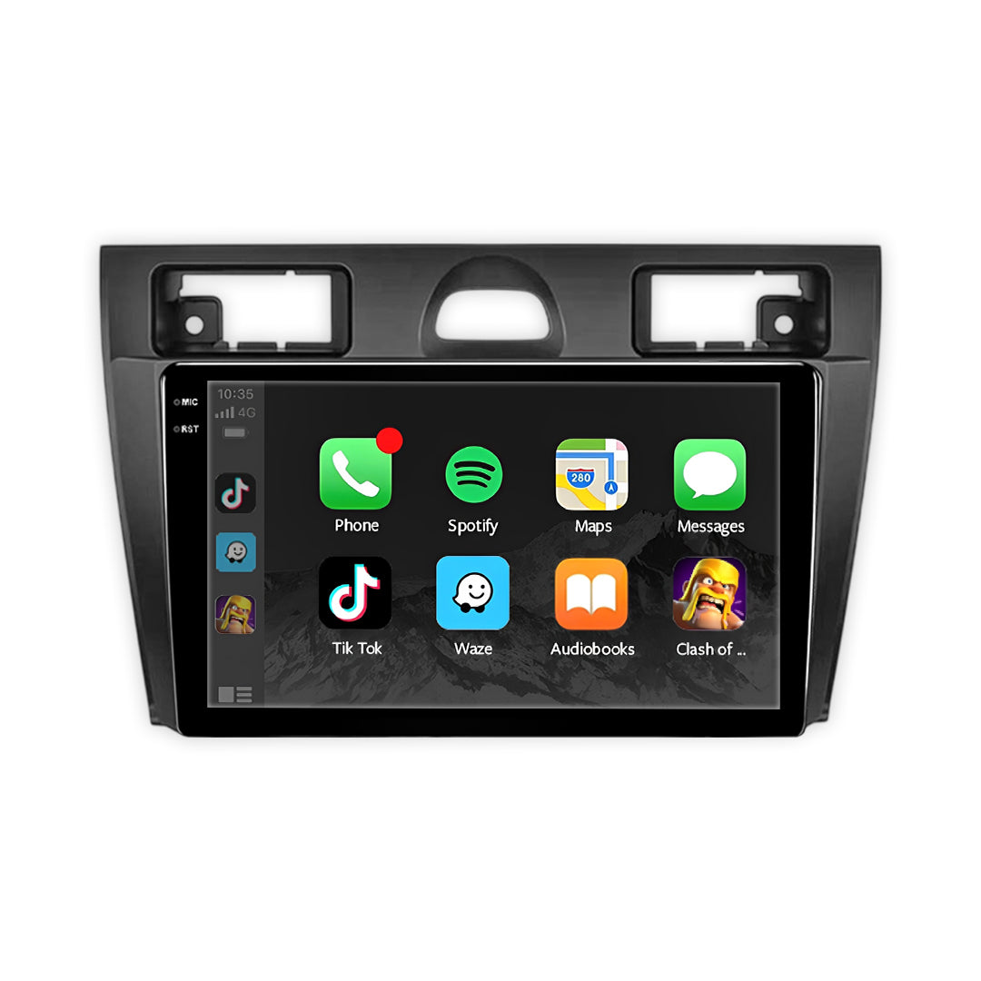 Unidad principal inalámbrica Android 13 de 9" para Ford Fiesta (2002-2019) con Apple CarPlay y Android Auto