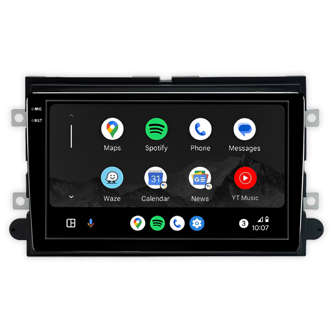 Ford Fusion (2006-2013) Unidad principal inalámbrica Android 13 de 9" para Apple CarPlay/Android Auto