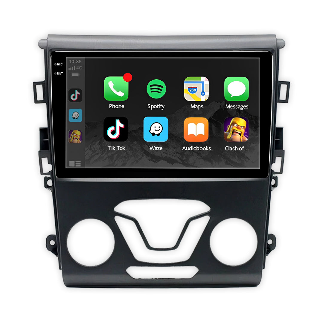 Unidad principal inalámbrica Android 13 de 9" para Ford Fusion (2013-2020) con Apple CarPlay y Android Auto
