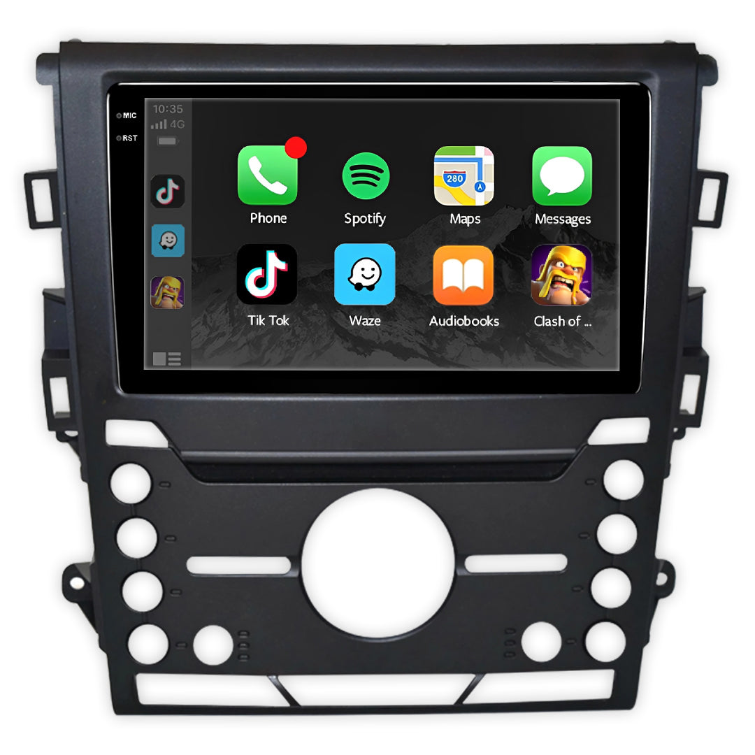 Unidad principal inalámbrica Android 13 de 9" para Ford Fusion (2020-2026) con Apple CarPlay y Android Auto