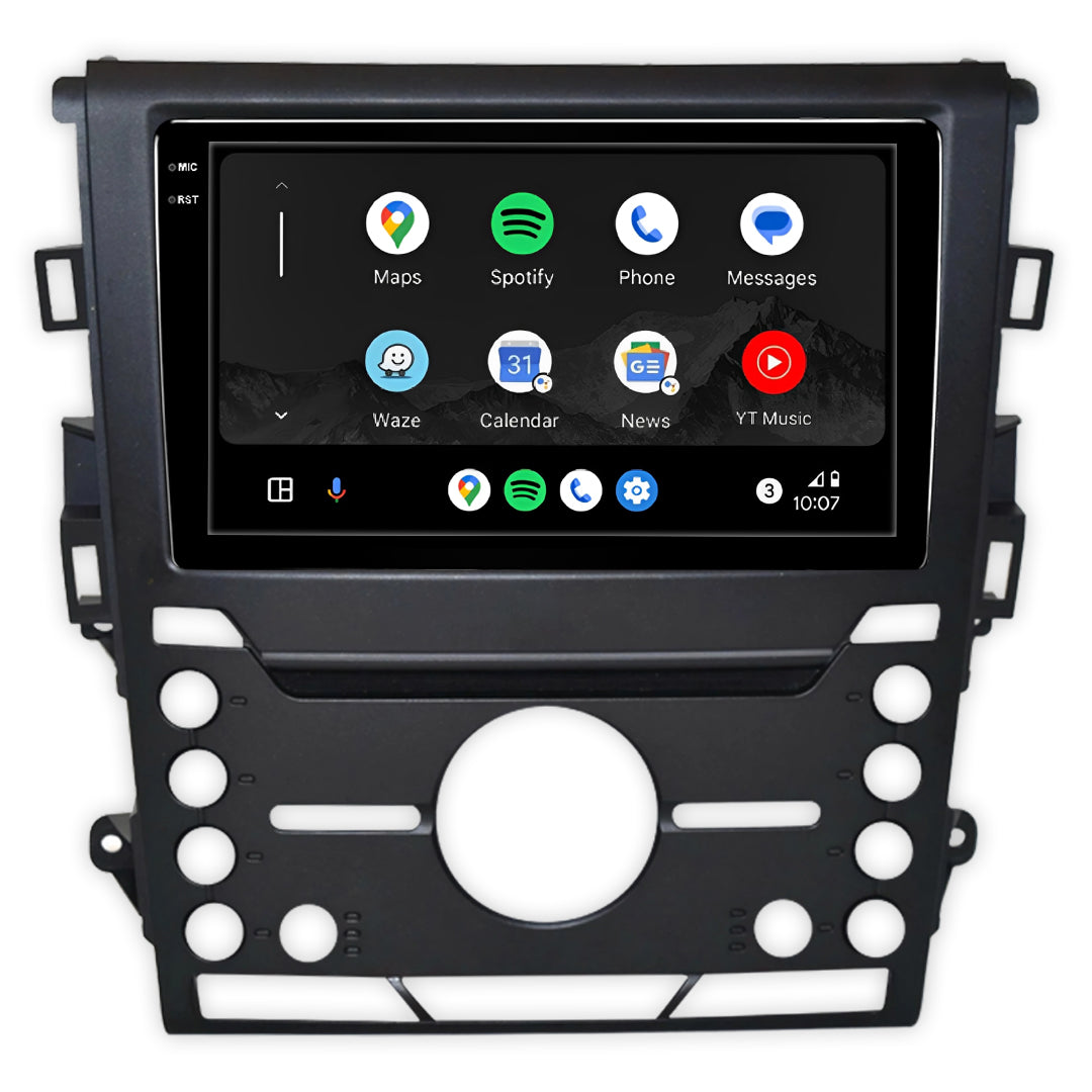 Unidad principal inalámbrica Android 13 de 9" para Ford Fusion (2020-2026) con Apple CarPlay y Android Auto