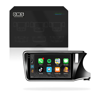 Honda City (2014-2020) Unidad principal inalámbrica Android 13 de 9" para Apple CarPlay/Android Auto