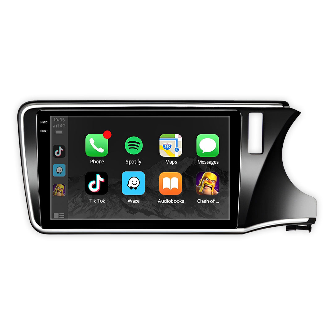 Honda City (2014-2020) Unidad principal inalámbrica Android 13 de 9" para Apple CarPlay/Android Auto
