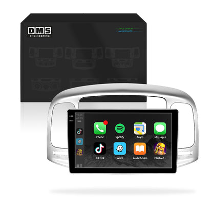 Hyundai Accent (2012 - 2018) Autoestéreo Android 9" Inalámbrico con CarPlay y Android Auto