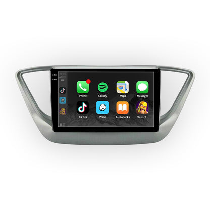 Hyundai Accent (2018-2023) Unidad principal inalámbrica Android 13 de 9" para Apple CarPlay/Android Auto