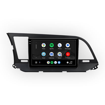 Hyundai Elantra (2017-2021) Unidad principal inalámbrica Android 13 de 9" para Apple CarPlay/Android Auto
