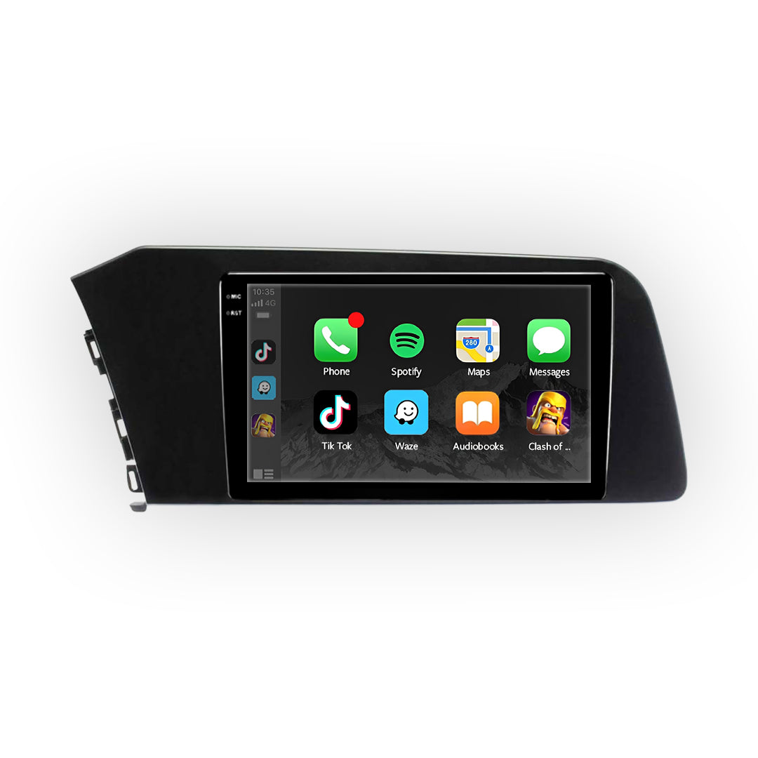 Hyundai Elantra (2021-2026) Unidad principal inalámbrica Android 13 de 9" para Apple CarPlay/Android Auto