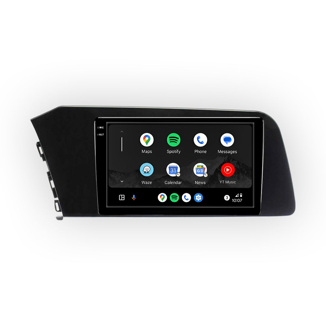 Hyundai Elantra (2021-2026) Unidad principal inalámbrica Android 13 de 9" para Apple CarPlay/Android Auto