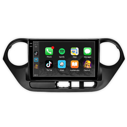Hyundai Grand i10 (2018-2026) Unidad principal inalámbrica Android 13 de 9" para Apple CarPlay/Android Auto