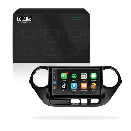 Hyundai Grand i10 (2018-2026) Unidad principal inalámbrica Android 13 de 9" para Apple CarPlay/Android Auto