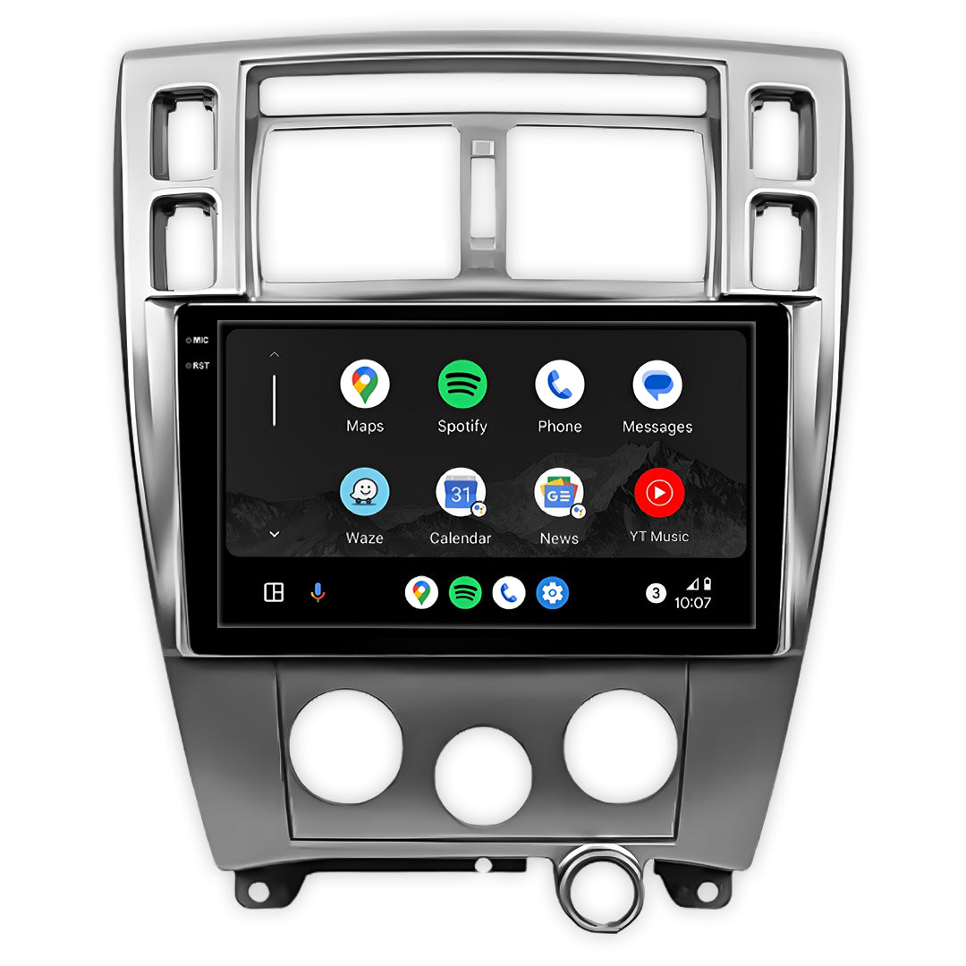 Hyundai Tucson (2010-2016) Unidad principal inalámbrica Android 13 de 9" para Apple CarPlay/Android Auto