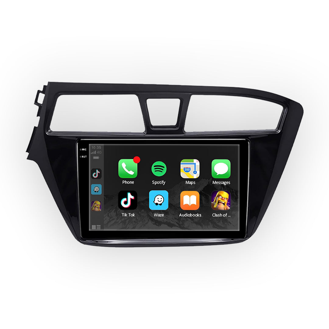 Hyundai i20 (2015 - 2020) Autoestéreo Android 9" Inalámbrico con CarPlay y Android Auto