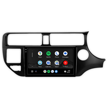 Kia Rio Sedán (2024-2026) Unidad principal inalámbrica Android 13 de 9" para Apple CarPlay/Android Auto