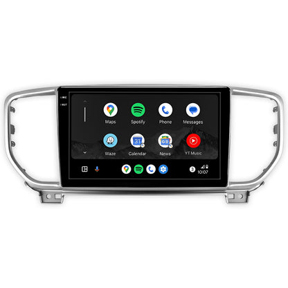 Kia Sportage (2023-2026) Unidad principal inalámbrica Android 13 de 9" para Apple CarPlay/Android Auto