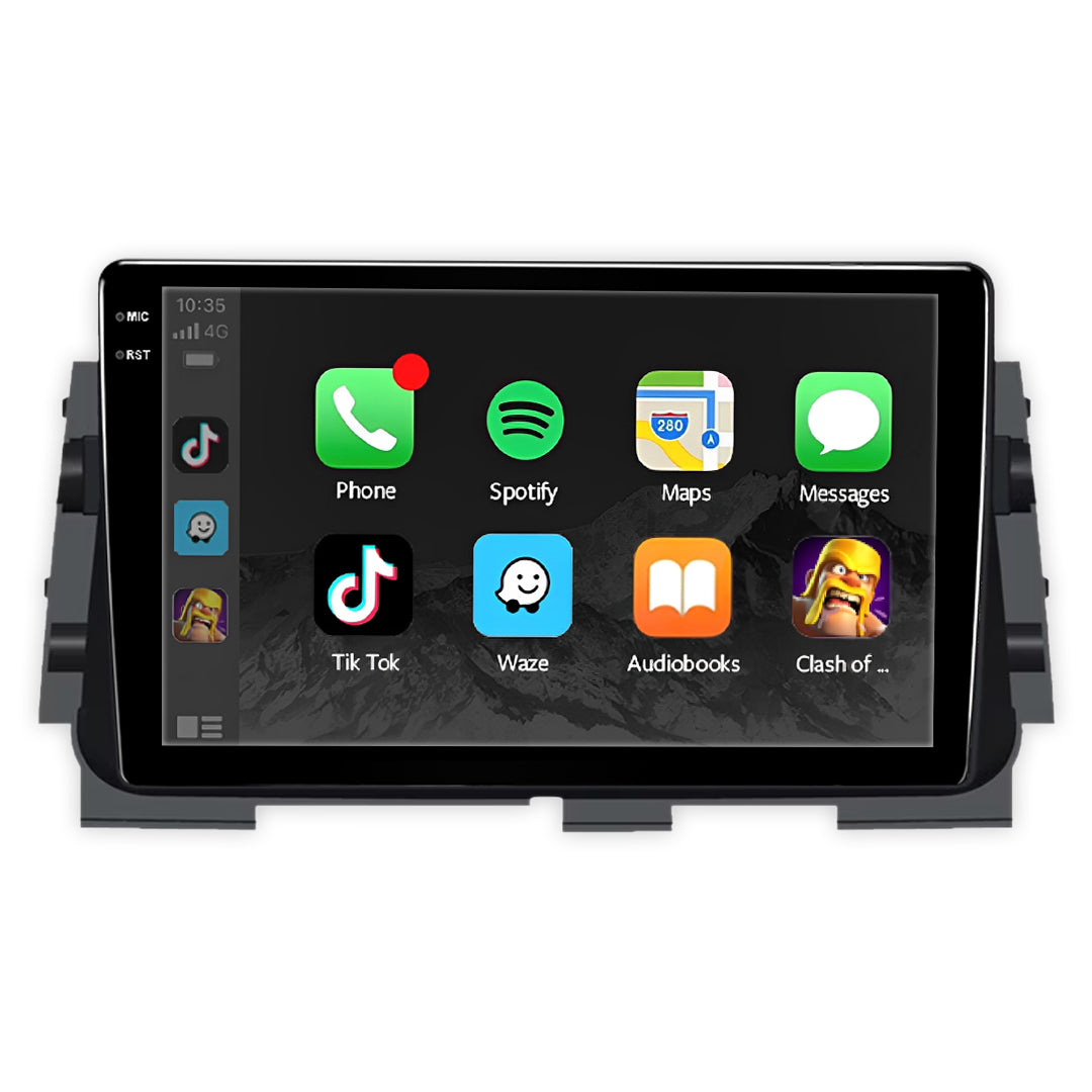Nissan Kicks (2017-2021) Unidad principal inalámbrica Android 13 de 9" para Apple CarPlay/Android Auto