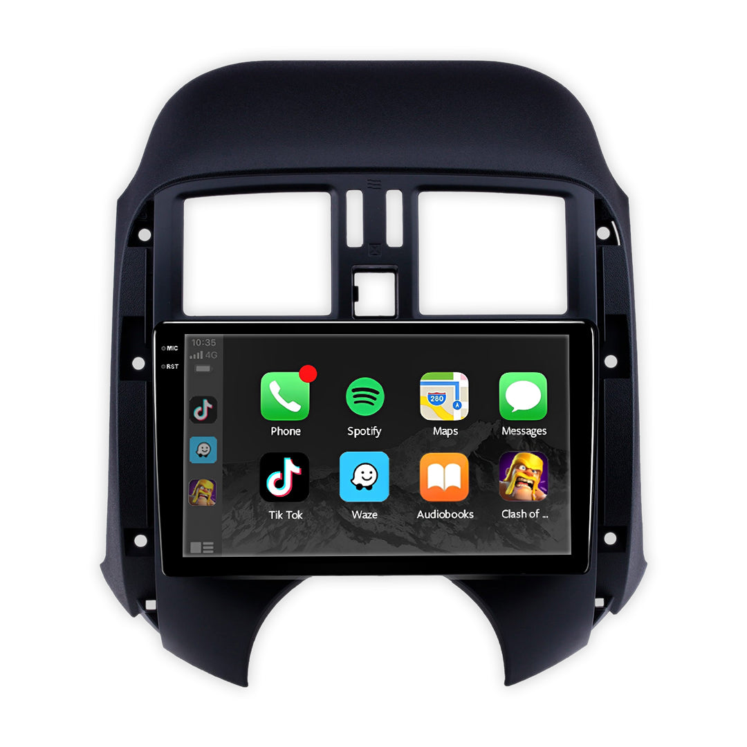 Nissan March (2020-2023) Unidad principal inalámbrica Android 13 de 9" para Apple CarPlay/Android Auto