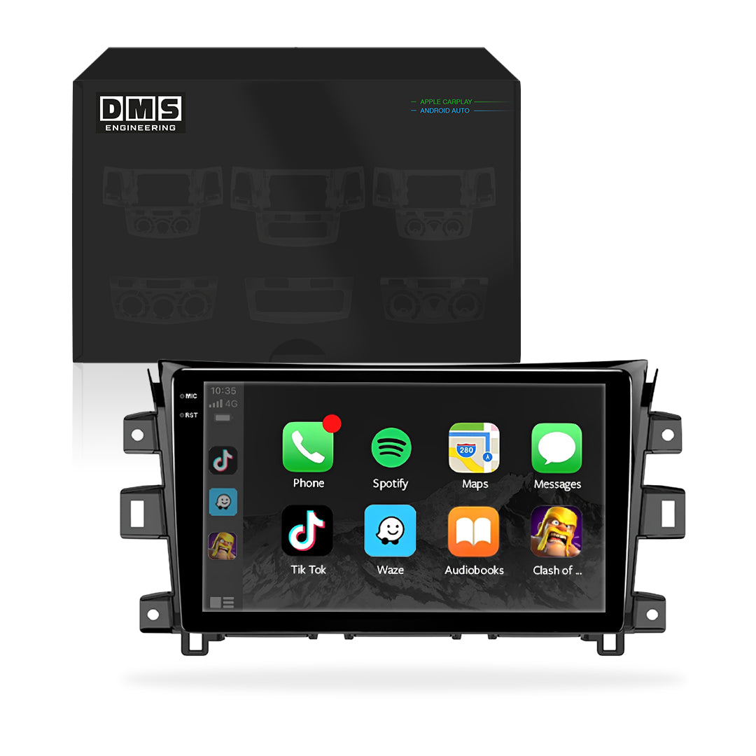 Nissan NP300 (2015-2026) Unidad principal inalámbrica Android 13 de 9" para Apple CarPlay/Android Auto