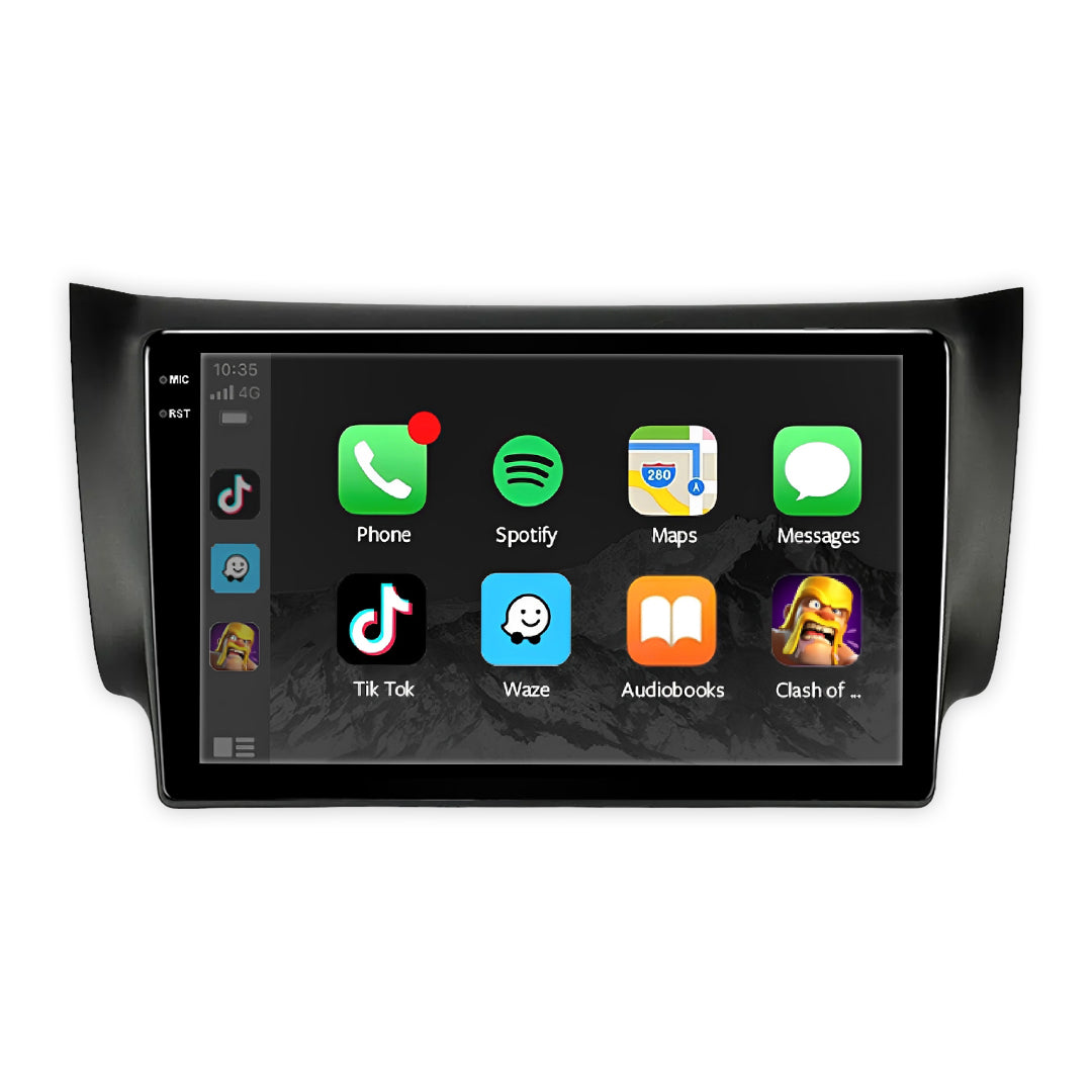 Nissan Tsuru (2010-2017) Unidad principal inalámbrica Android 13 de 9" para Apple CarPlay/Android Auto
