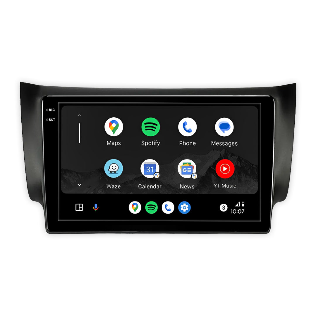 Nissan Tsuru (2010-2017) Unidad principal inalámbrica Android 13 de 9" para Apple CarPlay/Android Auto