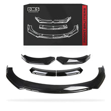 Tesla Model 3 (2017 - 2024) Glossy Black With Strut Rods Front Splitters