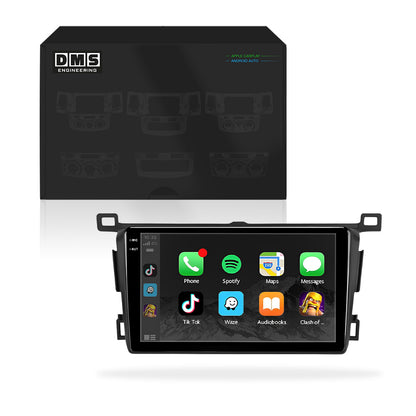 Toyota RAV4 (2023-2026) Unidad principal inalámbrica Android 13 de 9" para Apple CarPlay/Android Auto