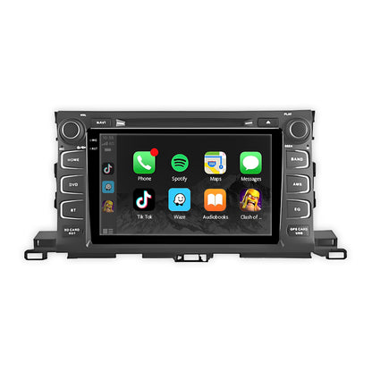 Toyota Highlander (2011 - 2017) Autoestéreo Android 9" Inalámbrico con CarPlay y Android Auto