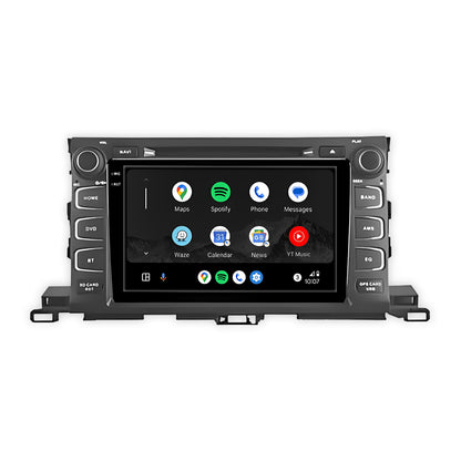 Toyota Highlander (2011 - 2017) Autoestéreo Android 9" Inalámbrico con CarPlay y Android Auto