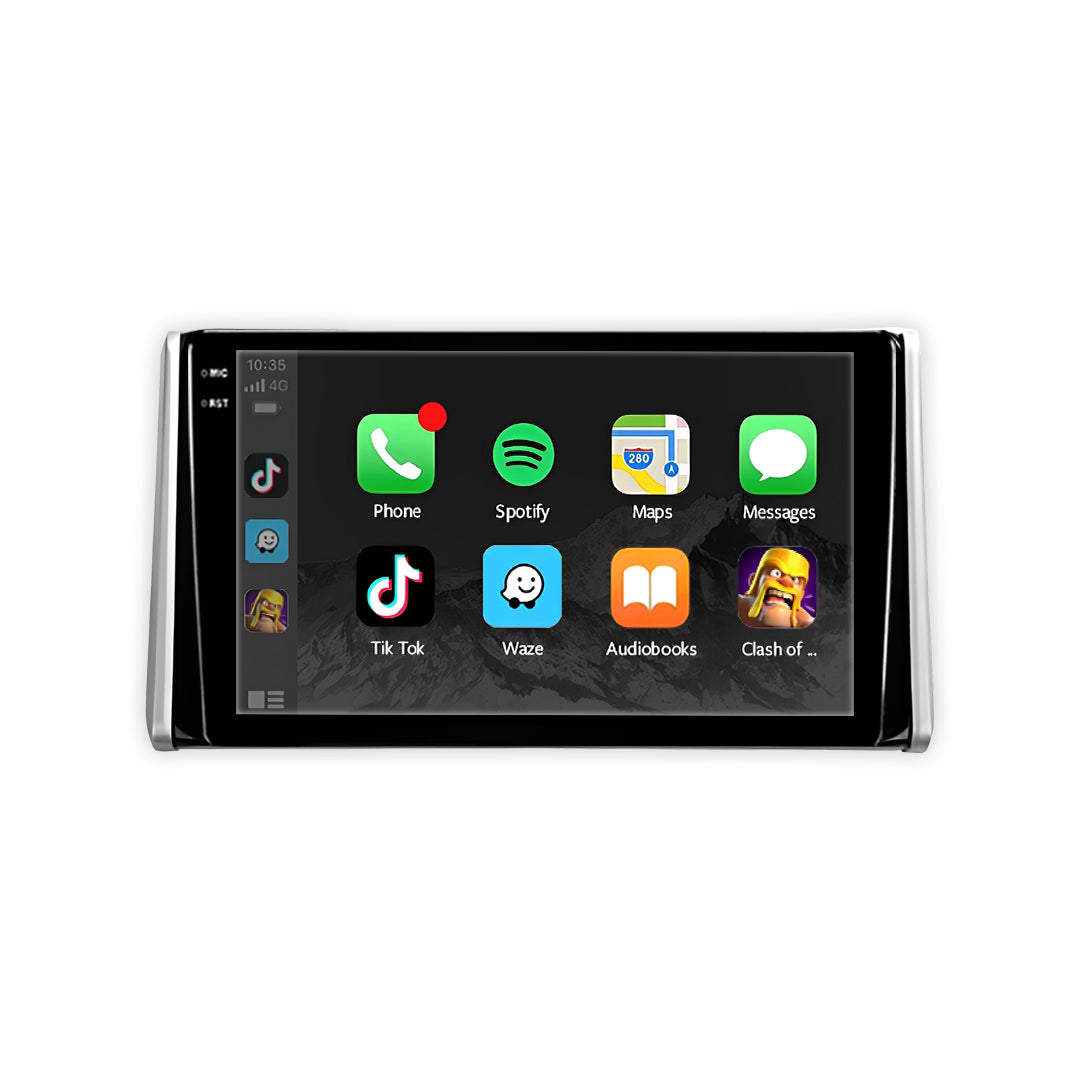 Toyota RAV4 (2019 - 2023) Autoestéreo Android 9" Inalámbrico con CarPlay y Android Auto
