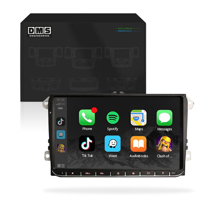 Volkswagen Gol (2017-2023) Unidad principal inalámbrica Android 13 de 9" para Apple CarPlay/Android Auto