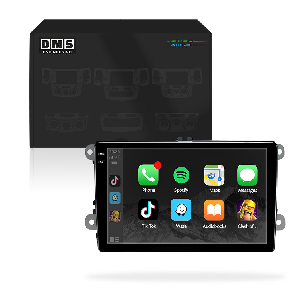 Volkswagen Golf (2000-2021) Unidad principal inalámbrica Android 13 de 9" para Apple CarPlay/Android Auto