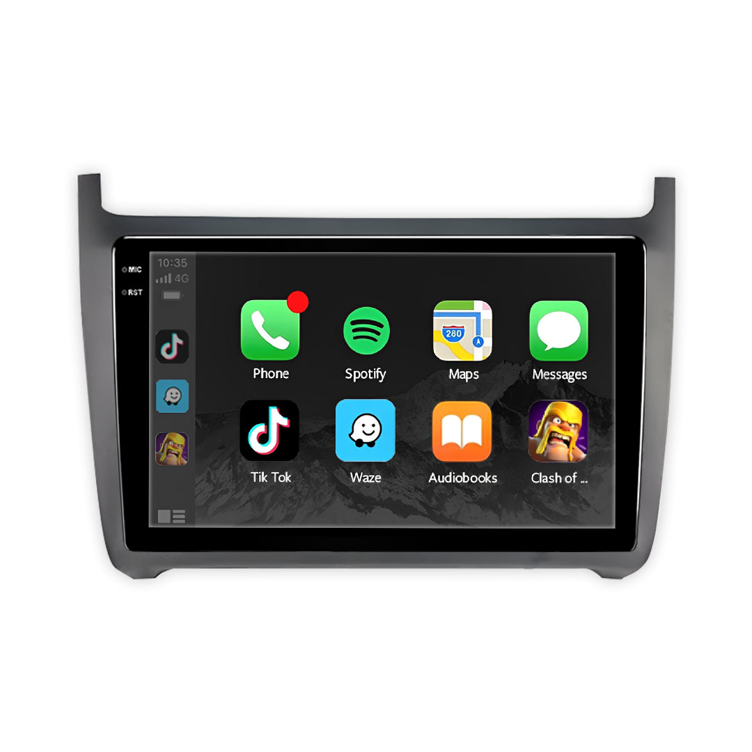 Volkswagen Polo (2011 - 2018) Autoestéreo Android 9" Inalámbrico con CarPlay y Android Auto