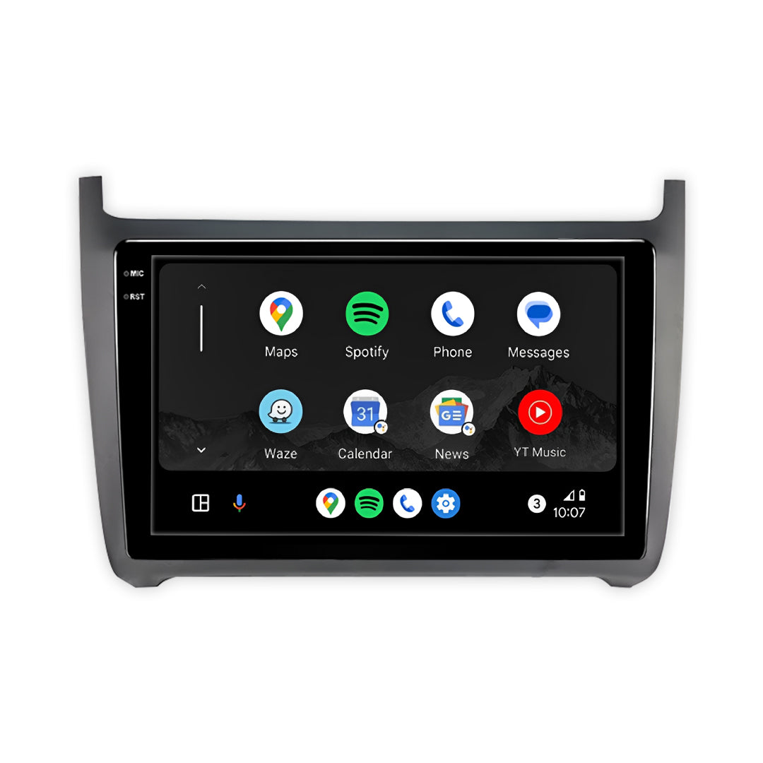 Volkswagen Polo (2011 - 2018) Autoestéreo Android 9" Inalámbrico con CarPlay y Android Auto