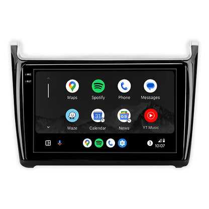 Volkswagen Polo (2018-2023) Unidad principal inalámbrica Android 13 de 9" para Apple CarPlay/Android Auto