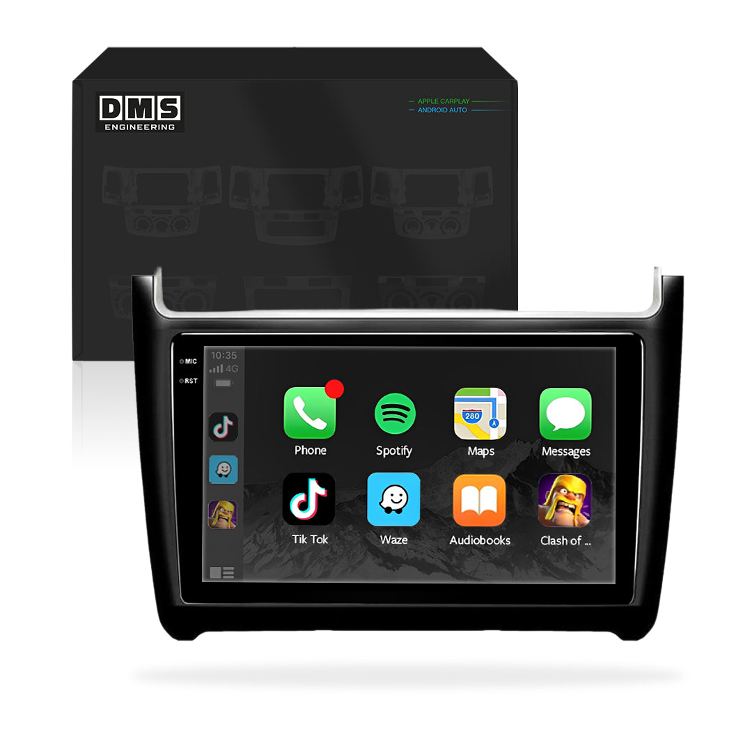 Volkswagen Polo (2023-2026) Unidad principal inalámbrica Android 13 de 9" para Apple CarPlay/Android Auto