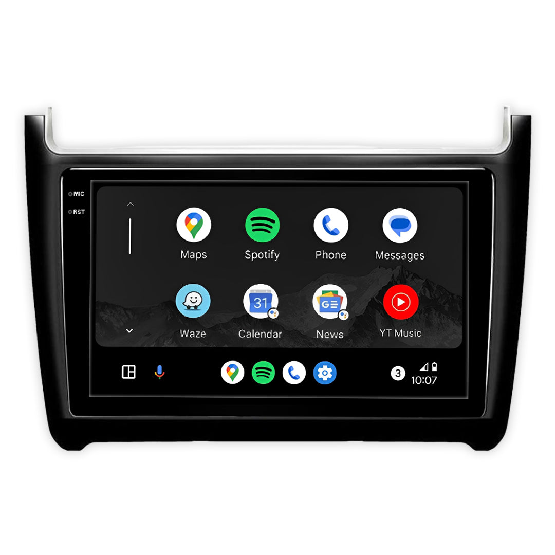 Volkswagen Polo (2023-2026) Unidad principal inalámbrica Android 13 de 9" para Apple CarPlay/Android Auto