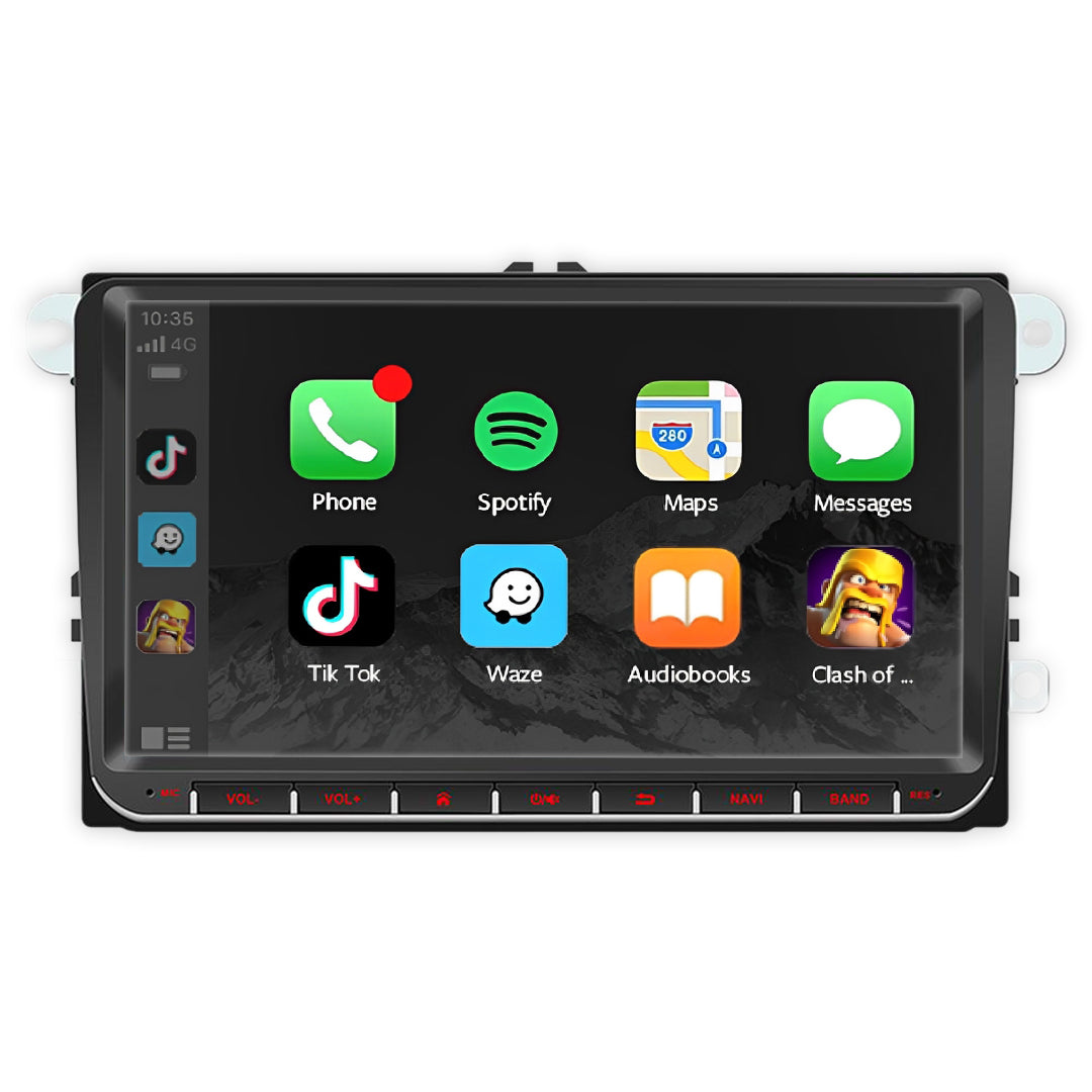 Volkswagen Saveiro (2013-2023) Unidad principal inalámbrica Android 13 de 9" para Apple CarPlay/Android Auto