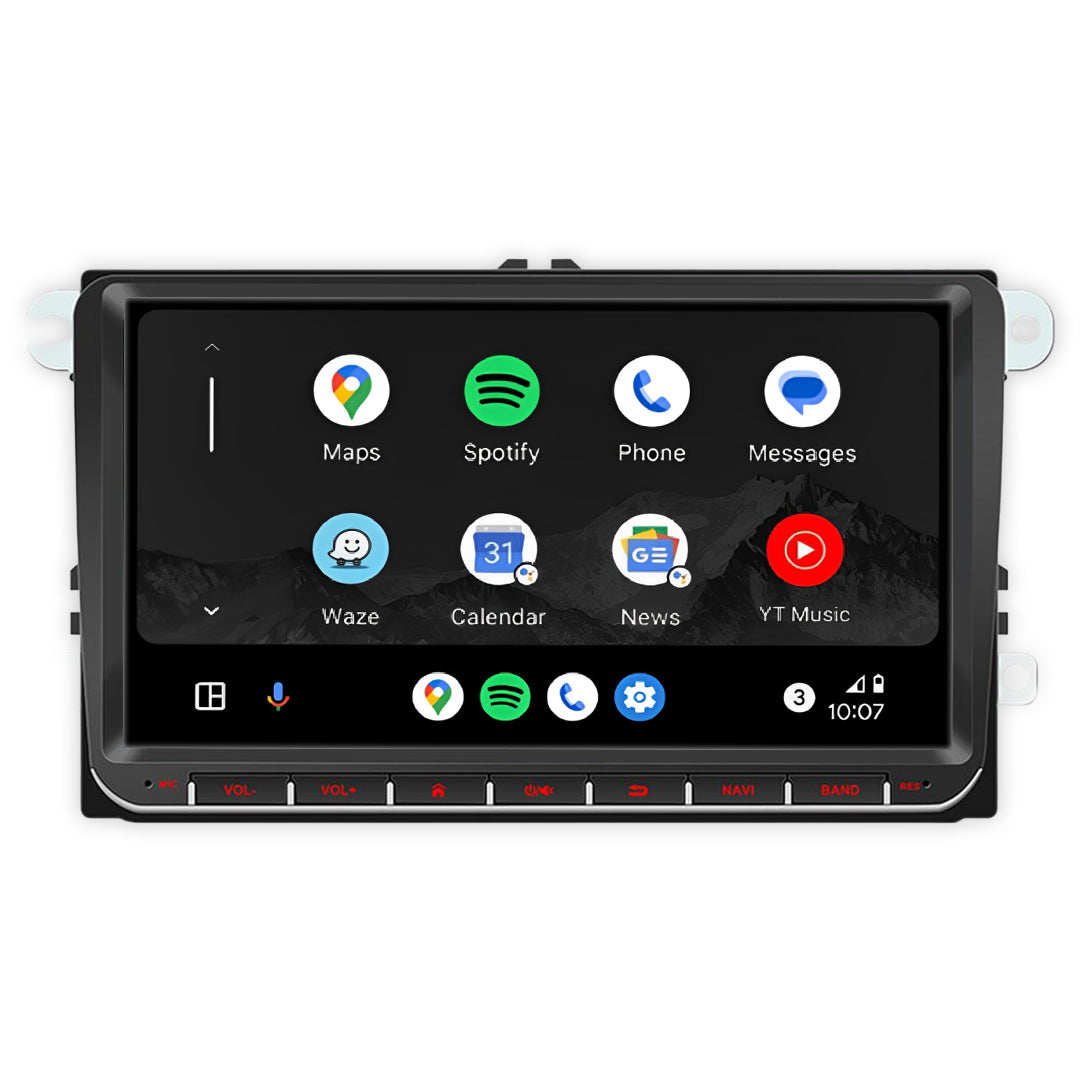 Volkswagen Saveiro (2013-2023) Unidad principal inalámbrica Android 13 de 9" para Apple CarPlay/Android Auto