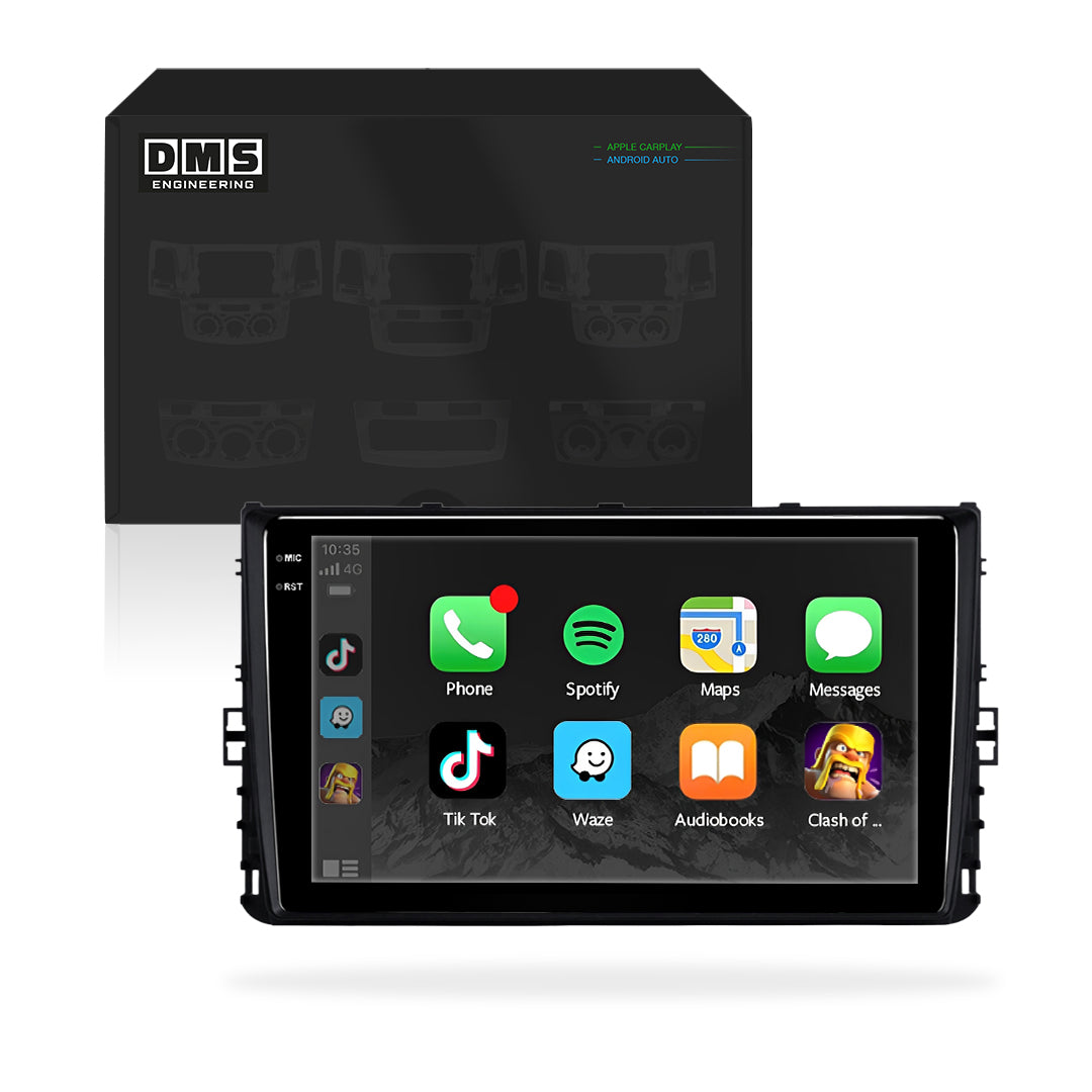 Volkswagen T-Cross (2020-2026) Unidad principal inalámbrica Android 13 de 9" para Apple CarPlay/Android Auto