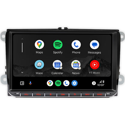 Volkswagen Taos (2021-2026) Unidad principal inalámbrica Android 13 de 9" para Apple CarPlay/Android Auto
