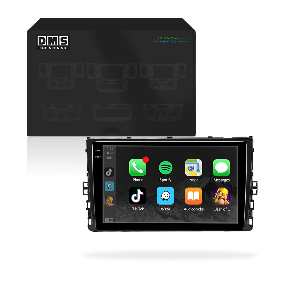 Volkswagen Virtus (2023-2026) Unidad principal inalámbrica Android 13 de 9" para Apple CarPlay/Android Auto